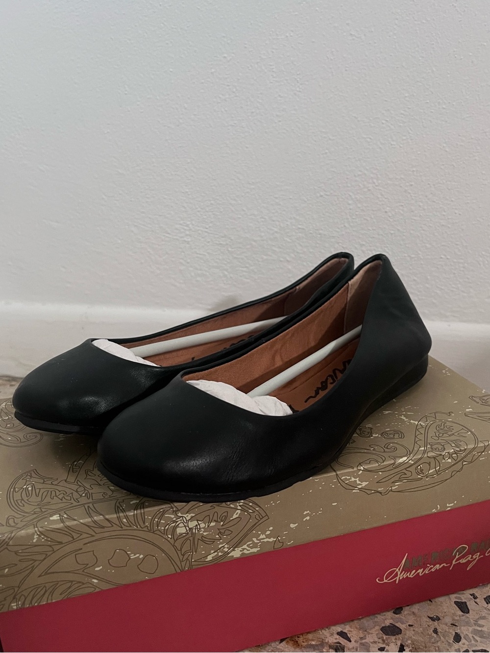 American Rag Black Ballet Flats - Women's Slip-On Loafers